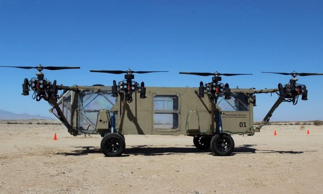 Quân đội Mỹ phát triển xe tải lai trực thăng 2